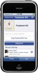 Facebook Places iPhone App